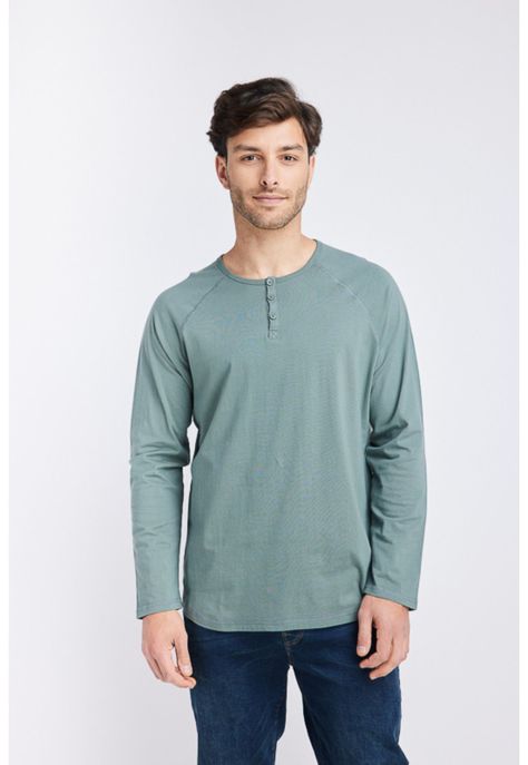 Polera Hombre Verde Panama Jack-0