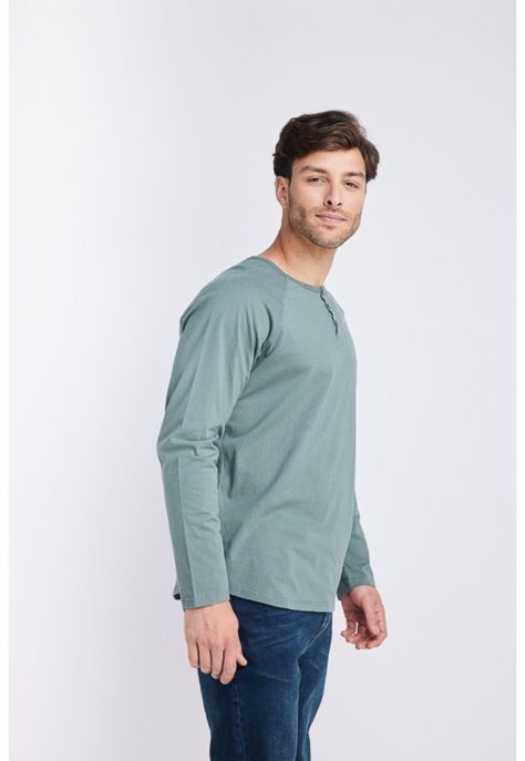 Polera Hombre Verde Panama Jack-3
