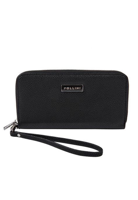 Billetera Mujer Negro Pollini-0