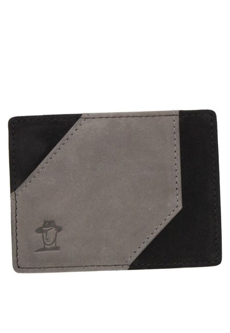 Tarjetero Cuero Hombre Negro Panama Jack-2