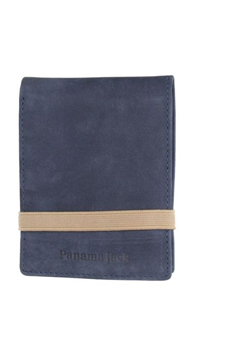 Billetera Cuero Hombre Navy Panama Jack-0