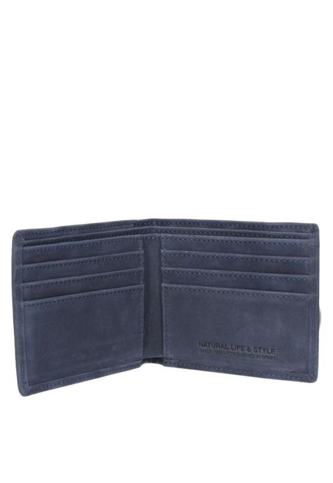 Billetera Cuero Hombre Navy Panama Jack-1
