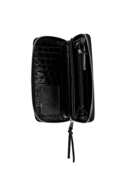 Billetera Mujer Negro Pollini-1