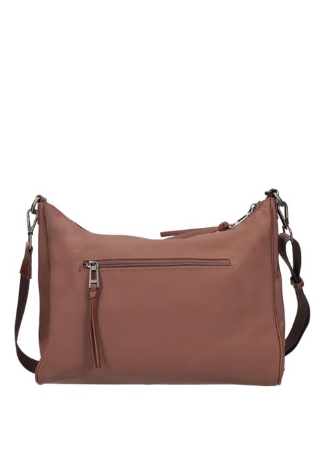 Cartera Bandolera Chocolate Pollini-2