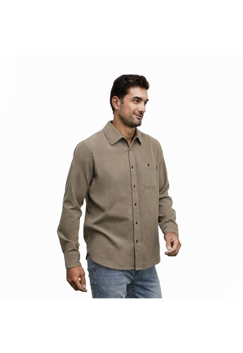 Camisa Hombre beige Panama Jack-2