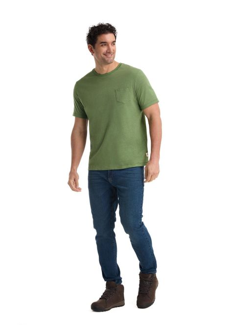 Polera Manga Corta Hombre Mallorca Panama Jack-1