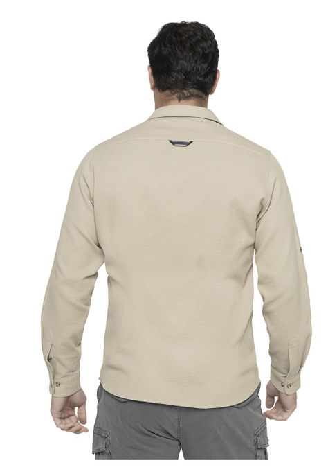 Camisa Hombre Beige Panama Jack-1