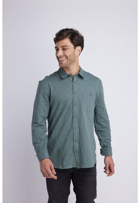 Camisa Hombre Verde Panama Jack-0