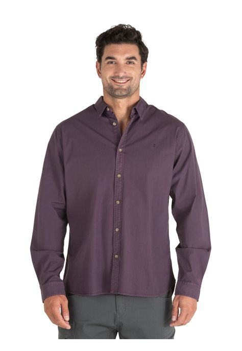 Camisa Hombre Burdeo Panama Jack-0