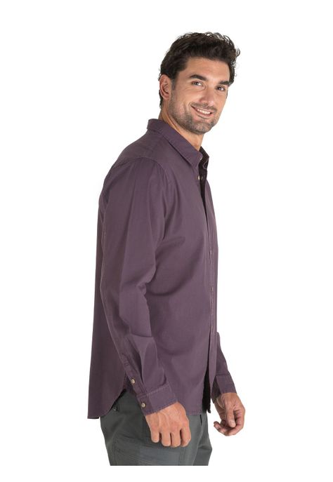 Camisa Hombre Burdeo Panama Jack-5