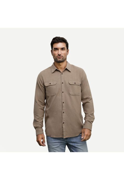 Camisa Hombre caqui Panama Jack-0