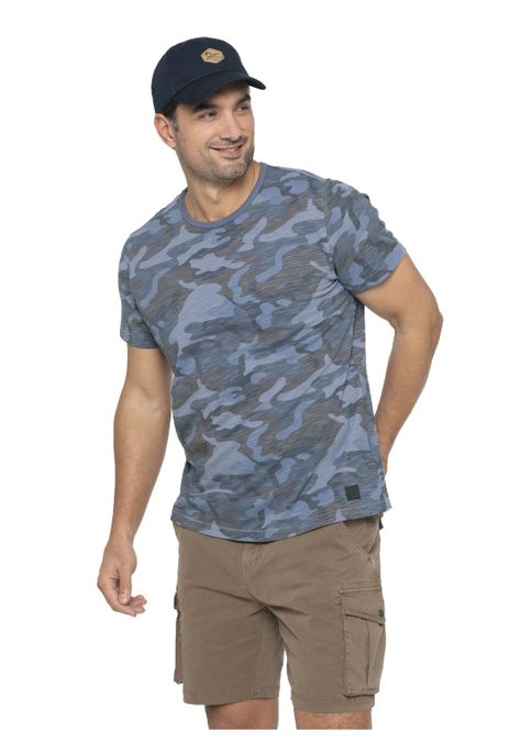 Polera Hombre Azul Panama Jack-4
