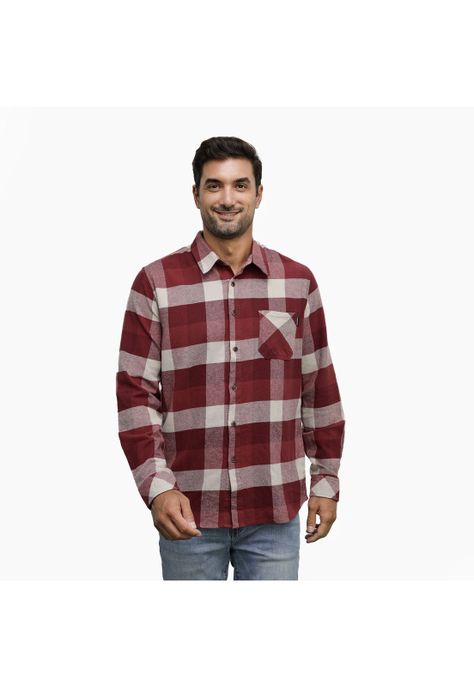 Camisa Hombre burdeo Panama Jack-0