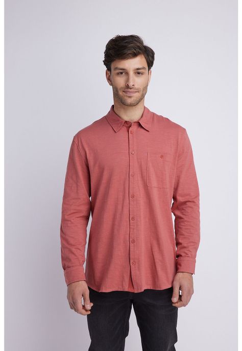 Camisa Hombre Ladrillo Panama Jack-0