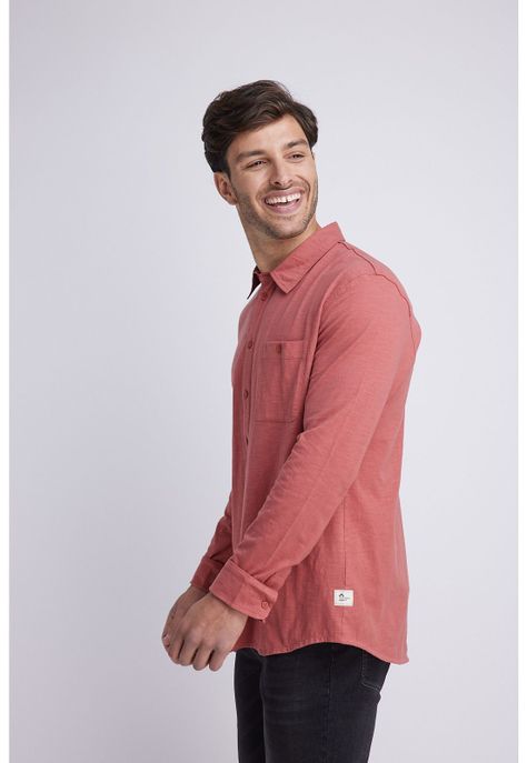 Camisa Hombre Ladrillo Panama Jack-1