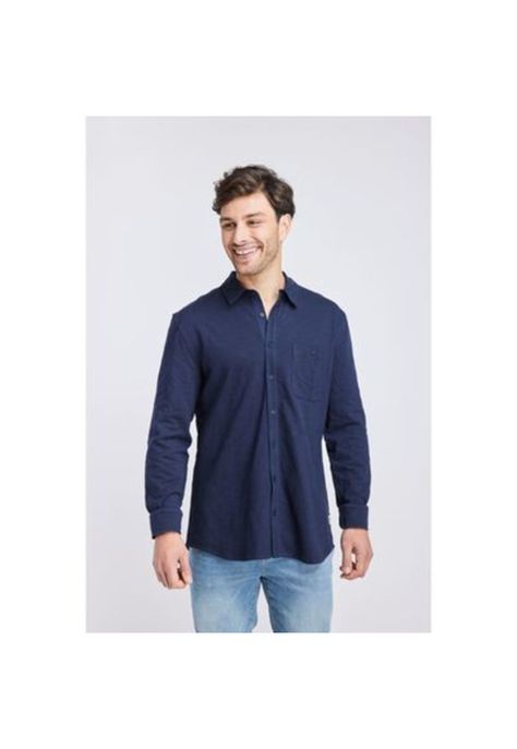 Camisa Hombre Azul Panama Jack-0