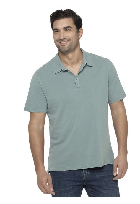 Polera Hombre Turquesa Panama Jack-0