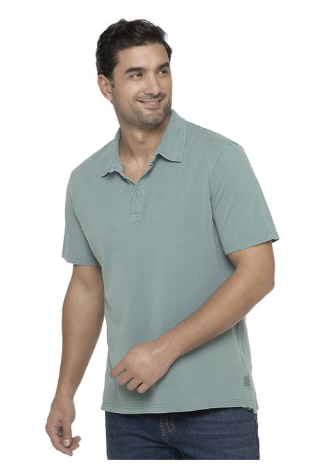 Polera Hombre Turquesa Panama Jack-3