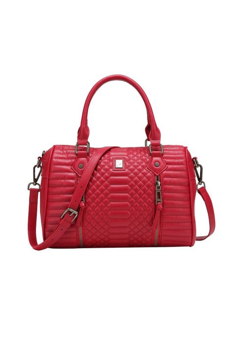 Cartera tipo bolso Frambuesa Pollini-0