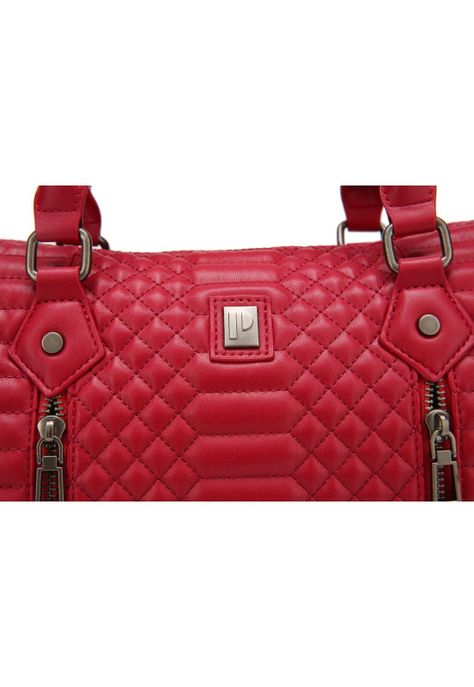 Cartera tipo bolso Frambuesa Pollini-3