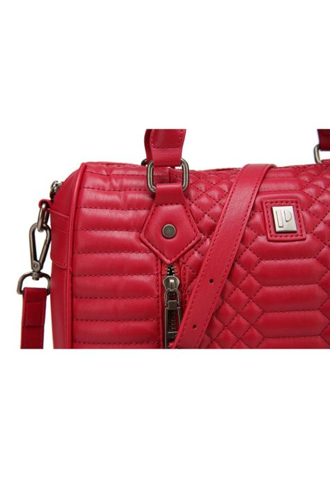Cartera tipo bolso Frambuesa Pollini-5