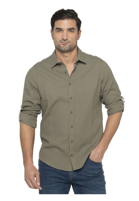 Camisa Hombre Verde Panama Jack-4