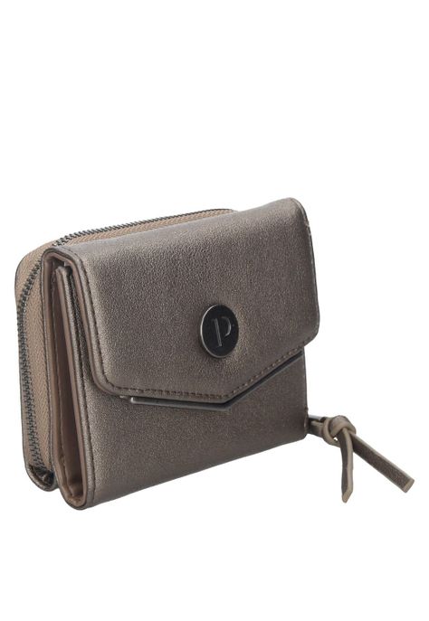 Billetera Wicker Camel Pollini-1