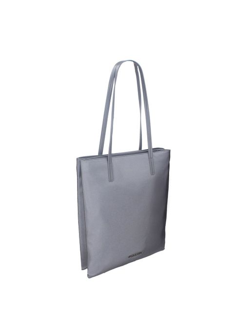 Cartera Plateado Pollini-1