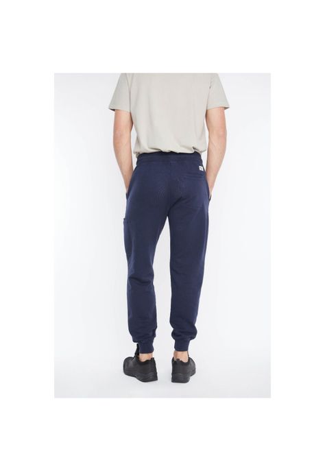 Pantalón Buzo Hombre Azul Algodón Peruano Panama Jack-1