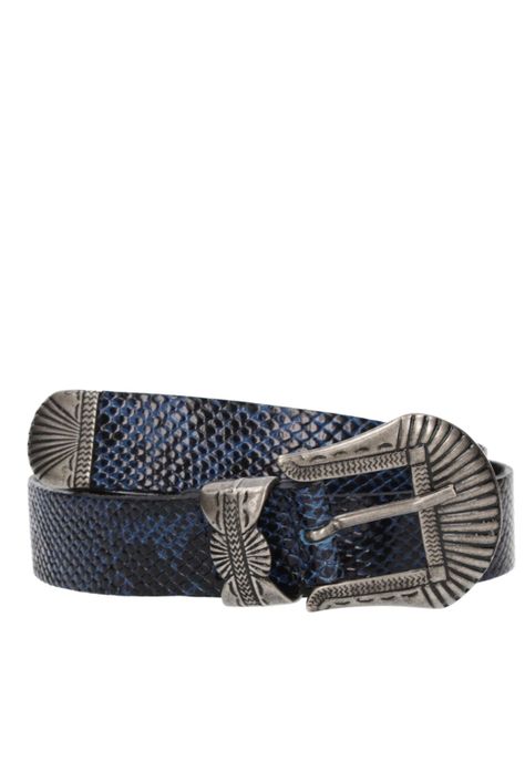Cinturón Cuero Mujer Z578 Azul Zappa-0