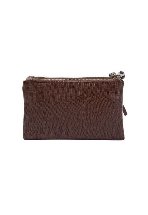 Billetera Mujer Chocolate Pollini-1