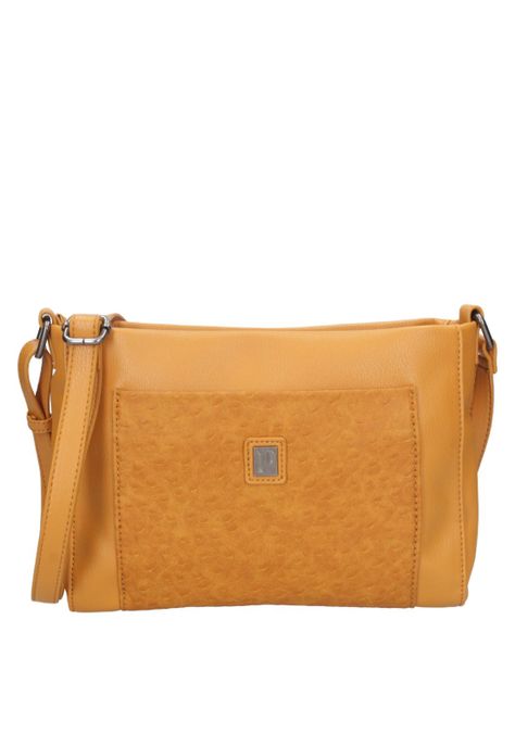 Cartera Bandolera Amarillo Pollini-0