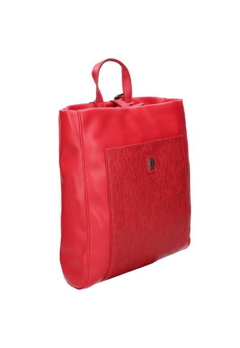 Mochila Mujer Rojo Pollini-1