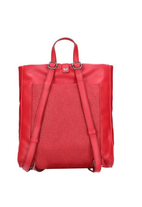 Mochila Mujer Rojo Pollini-2