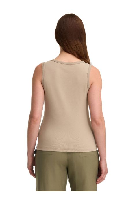 Polera Mujer sin Mangas Rib Panama Jack-2