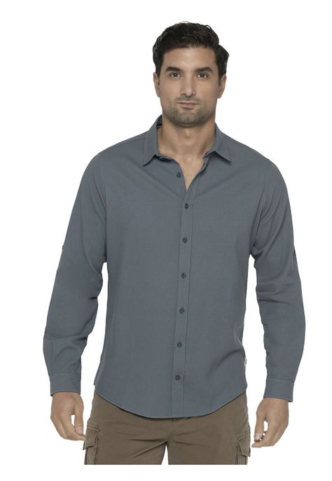 Camisa Hombre Azul Panama Jack-0