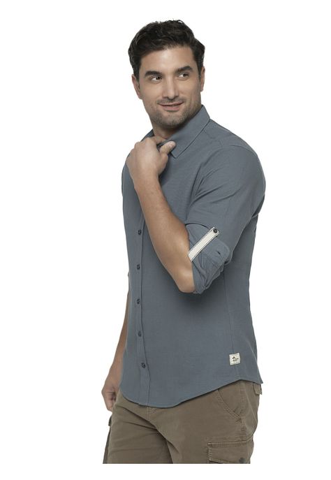 Camisa Hombre Azul Panama Jack-2