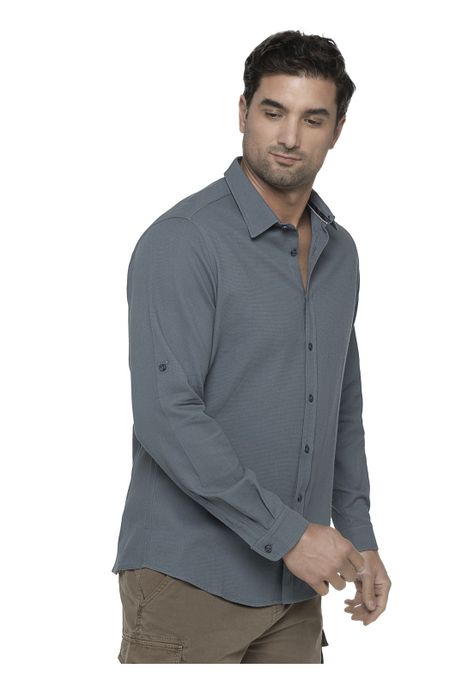 Camisa Hombre Azul Panama Jack-4