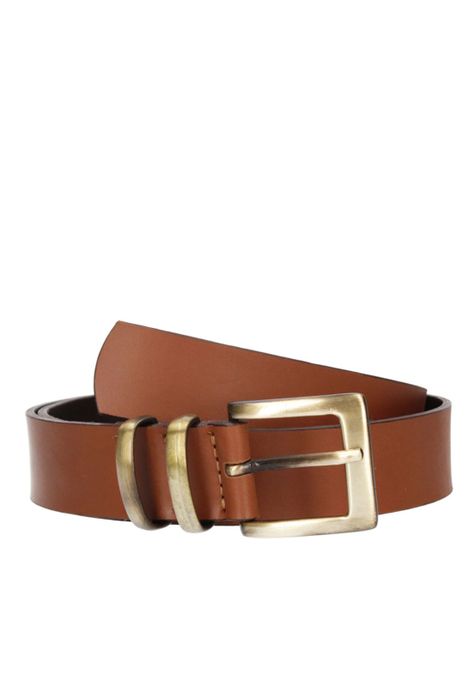 Cinturón Cuero Mujer P568 Camel Pollini-0