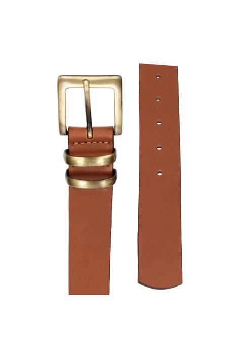 Cinturón Cuero Mujer P568 Camel Pollini-2