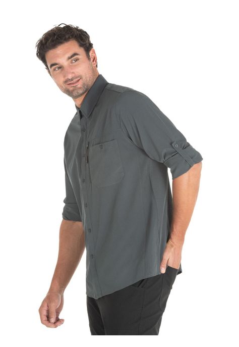 Camisa Hombre Gris Panama Jack-2
