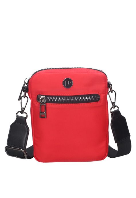 Cartera Bandolera Roja Pollini-0