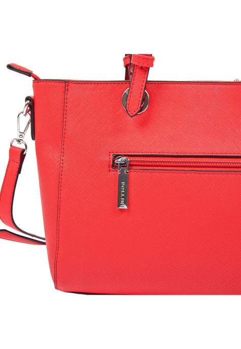 Cartera Rojo Pollini-4