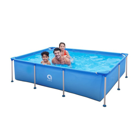 Piscina Estructural Cuadrada Grande 258x179x66cm-0