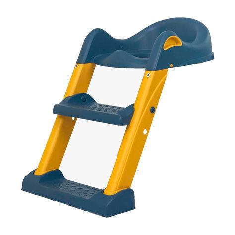 Adaptador Urinario Infantil Con Escalera Amarillo-0