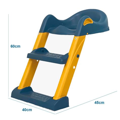 Adaptador Urinario Infantil Con Escalera Amarillo-1
