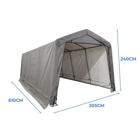 Carpa Garage Para Autos Armable 305x610x240cm-2