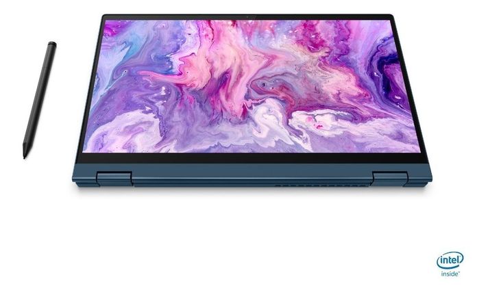 Notebook IdeaPad Flex 5 i3 11va Gen 4GB RAM 256GB SSD Azul +  Lápiz-0