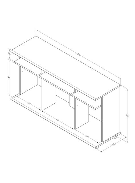 Rack TV 50 "  Amaretto 66,5cm x 120cm x 36 cmcm-5