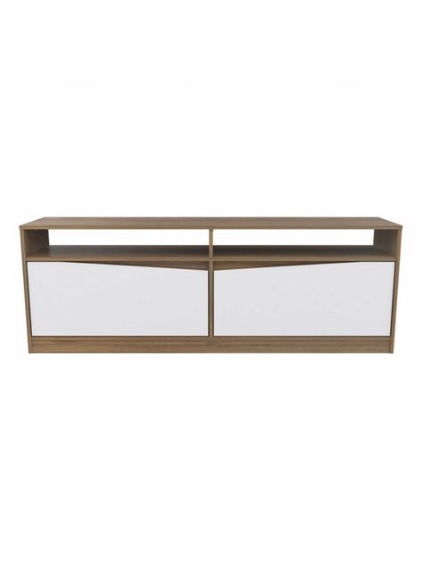 Rack de TV hasta 60"  56,5 x 160 x 36 cm cm Amaretto/Blanco-0